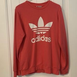 Pink Adidas crewneck